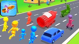 Shape Transform 🚗🏃‍♂️🚲🚦All Levels Gameplay Walkthrough Android,ios New Update Ep 44