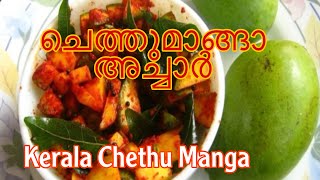 Chethu Manga Achar/ചെത്തുമാങ്ങാ അച്ചാർ