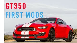 2017 GT350 First Mods