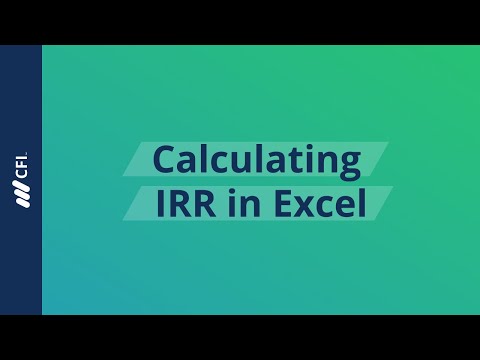 Calculating IRR using XIRR on Excel Calculating IRR using XIRR on Excel
