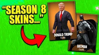 Fortnite Fake Skin Videos 9tube Tv - i pranked players with fake season 8 skins fortnite