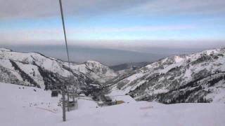 View from Talgar pass near Almaty in Kazakhstan