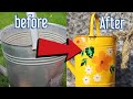 How to update an old Watering can with enamel paints  | Painting Pot ideas | Painting Pot Gallery