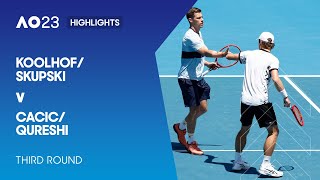 Koolhof/Skupski v Cacic/Qureshi Highlights | Australian Open 2023 Third Round