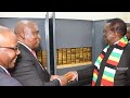 Mnangagwa Inspects The Country's Gold Reserves .