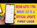 OFFICIAL - REDMI NOTE 7 PRO MIUI 12.5.1 STABLE UPDATE | REDMI NOTE 7 PRO MIUI 12.5 STABLE UPDATE 🔥