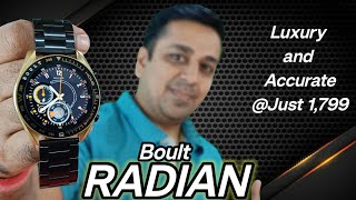 Boult Radian Luxury and accurate smartwatch at just Rs. 1799. Best smartwatch under 2000?