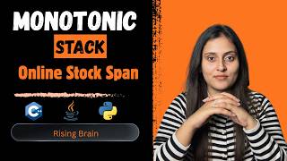 Online Stock Span | Monotonic Stack Explained | Python C++ Java | Brute Force to Optimized O(n)