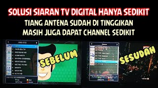 Solusi Siaran tv digital hanya sedikit lakukan cara ini