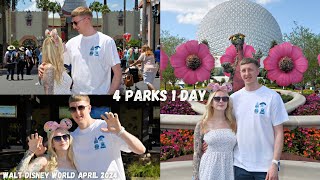 WALT DISNEY WORLD DAY 7 - 4 PARKS 1 DAY CHALLENGE!