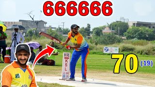 Bhai Umar HITS Six Sixes in an Over !!  70 Runs on Just 19 Balls And 6 Balls 6 Sixes || Cricket Pk