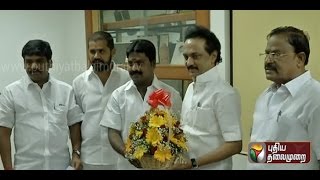 DMDK South Chennai Secy VN Rajan joins in DMK with his followers