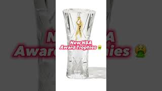 New NBA Award Trophies 🤮 #shorts #fyp #nba #basketball  #trophy