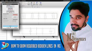 Show Required Hidden Lines # NX tutorial