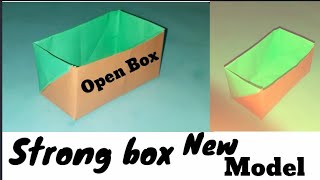 How to make a paper strong box