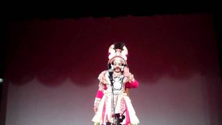 YAKSHAGANA-vidwan sonda nagaraj joshi as bhandasura in the samagra nataka 'soubhagya lalitha'