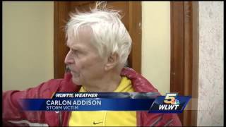 Clermont County storm rips man's roof from home