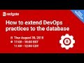 How to extend DevOps practices to the database