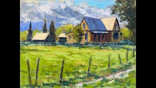 Part 3 Spring City landscape painting with George Coll