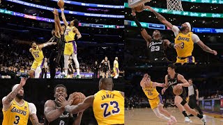 Lakers DEFENSE vs Pistons | Hustle & Transition Plays Lakeshow Highlights