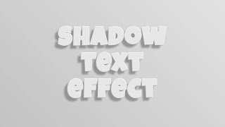 Shadow Text Effect Using Html Css Only