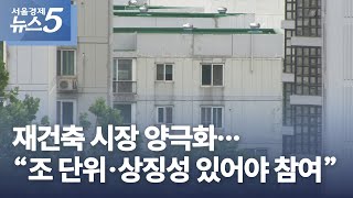 재건축 시장 양극화…“조 단위·상징성 있어야 참여”