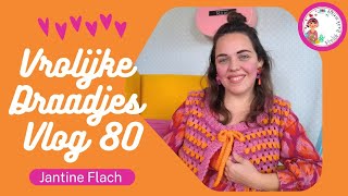 Vrolijke Draadjes Vlog 80 💕 Grannystripe hesje en wol voor nieuwe muts