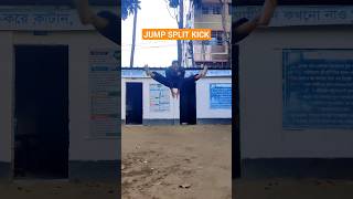 JUMP SPLIT KICK #jumpshot #split #kick #jumpkick #shorts 🤺👣🤸‍♂️