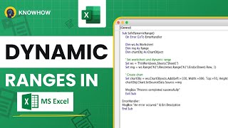 How to Create Dynamic Ranges in Excel using OFFSET Function | Excel Tutorial