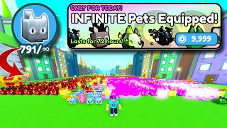 EQUIPPING 791 Pets & LAGGING Out EVERYONE! (Pet Simulator X)