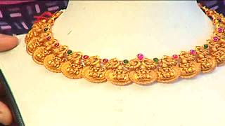 1 గ్రామ్ జ్యువలరీ/  Lakshmi Pendant, Jhumkas | Navya - Jewellery Collection | Vanitha TV