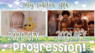 My Gfx Progression! (2020-2021) || cloudxrose 🌿