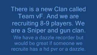 MW2 Clan/Team vF IS NOW RECRUITING!!!!Soon to be next big thing Xbox 360