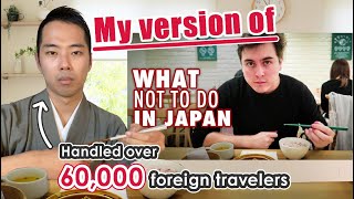 "5 Things" Japanese Actually DISLIKE! Japanese Reacts to “12 Things NOT to do in Japan”