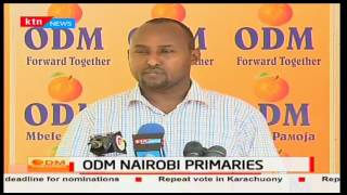 Junet Mohamed presser on ongoing ODM Nairobi Primaries