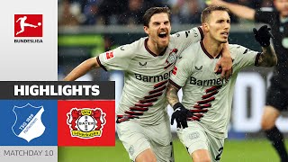 Leverkusen Keeps Marching On! | Hoffenheim - Leverkusen 2-3 | Highlights | Matchday 10 – Bundesliga