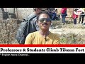 sangameshwar college trekking club climbed tikona fort