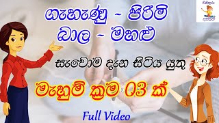 Three Basic sewing methods/ ගැහැණු-පිරිමි බාල-මහළු සැවොම දැන සිටිය යුතු මැහුම් ක්‍රම 03 ක්/Full vide