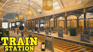 I Built A TRAIN STATION In Bloxburg!