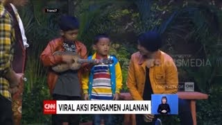 Viral Aksi Pengamen Cilik Jalanan