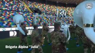 La Fanfara della Julia allo Stadio per festeggiare i 120 anni dell'Udinese!