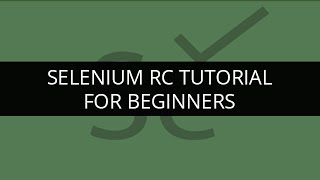 Selenium RC Tutorial for Beginner | Selenium RC Tutorial | Selenium Tutorial | Edureka