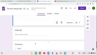 Cara membuat google Form ll Untuk Pengumpulan Data Siswa