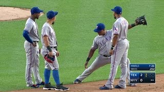 Beltre tries to imitate Profar's split