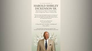 IN LOVING MEMORY OF HAROLD SHIRLEY DICKENSON SR.