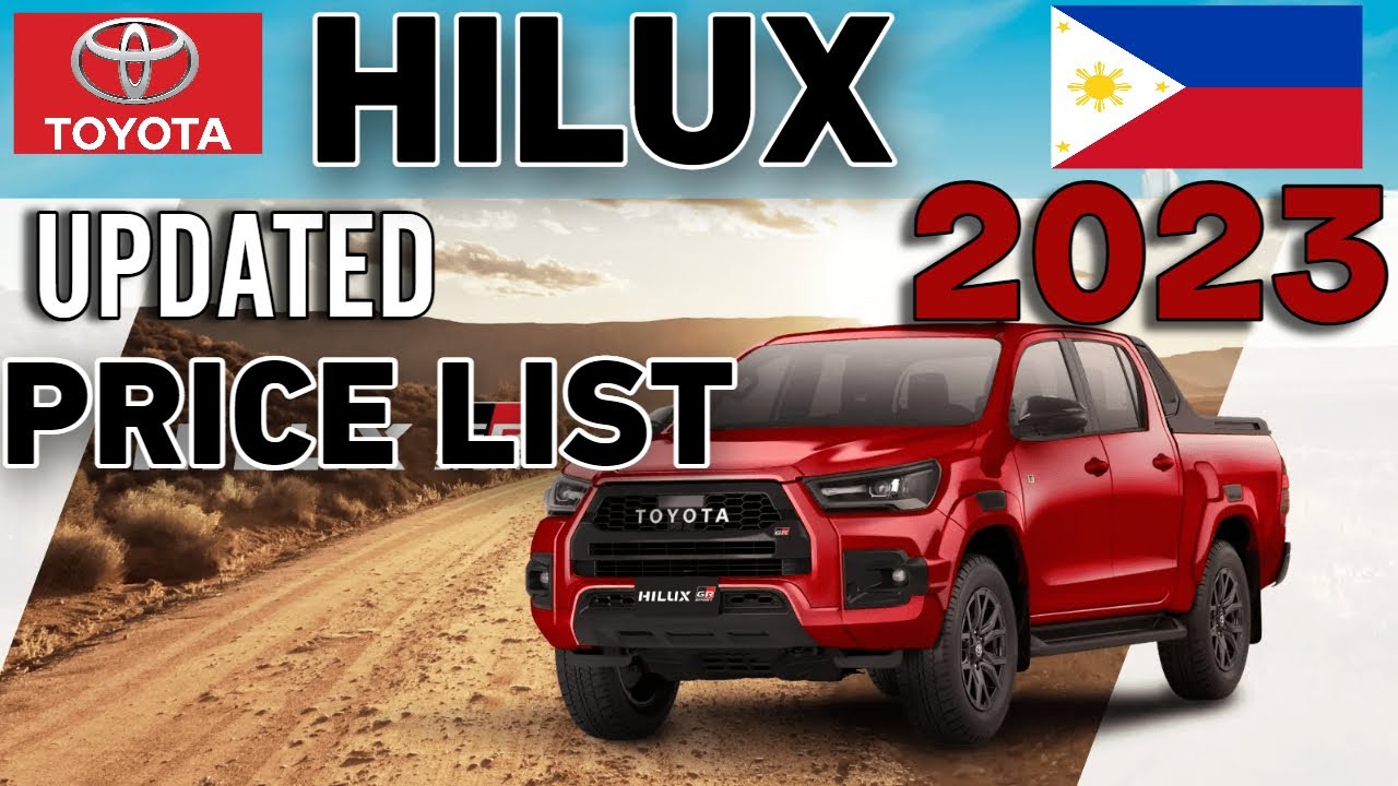 Toyota Hilux 2023 Updated Price List Specs Philippines 49 Off