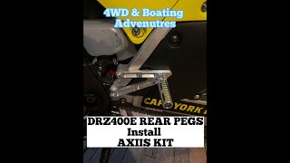 DRZ400E Rear Pegs AXIIS