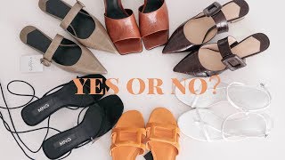 Mango六双鞋子测评 | 春夏凉鞋分享 | 种草\u0026拔草 | Mango shoe haul