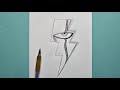 Easy Art : How to draw Pennywise Eye | Pennywise Eyes step by step | easy tutorial