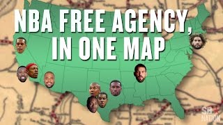 The most important NBA free agent signings, visualized